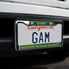 Northern Michigan University Alumni Full Size Standard License Plate Metal Frame