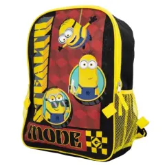 Despicable Me Minions 2 Piece Backpack Set, Boys & Girls 16" School Bag , Black