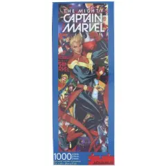 Aquarius Puzzles Marvel Captain Marvel Collage 1000 Piece Slim Jigsaw Puzzle