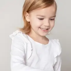 Girls' Tiny Cross Screw Back 14k Gold Earrings - In Season Jewelry