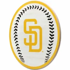 MLB San Diego Padres Baseball Wood Sign Panel