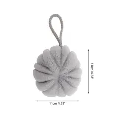 Unique Bargains Pumpkin-shaped Bath Shower Loofah Sponge 1 Pc