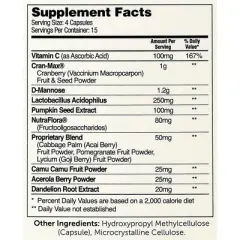 Zahler UTI Revolution for Urinary Tract and Bladder Health, Cranberry Concentrate Pills with D-Mannose and Probiotics, Certified Kosher - (60 Count)