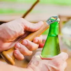 MLB Hardwood Pickoff Bottle Opener, St Louis Cardinals