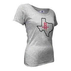 NBA Houston Rockets Women's Short Sleeve Burnout Scoop T-Shirt