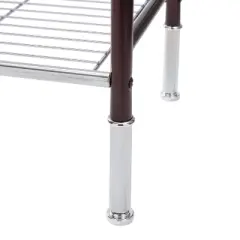 4 Tier Duplex Line Storage Tower Black - Organize It All