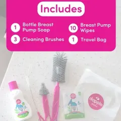 Dapple On the Go Breast Pump & Baby Bottle Cleaning Kit