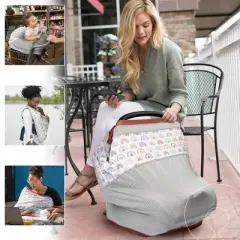 Boppy Multi-Use Cover for Baby - Spice Rainbow Arches