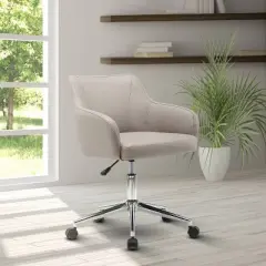 Comfy and Classy Home Office Chair- Beige- Techni Mobili