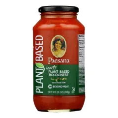 Paesana Plant-Based Bolognese Sauce - Case of 6/25 oz