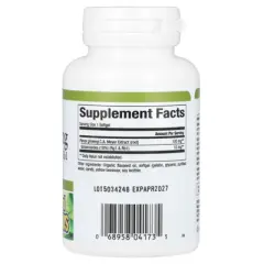 Natural Factors HerbalFactors, Panax Ginseng, 100 mg, 60 Softgels