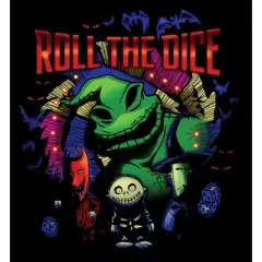 Junior's The Nightmare Before Christmas Oogie Boogie Roll The Dice T-Shirt