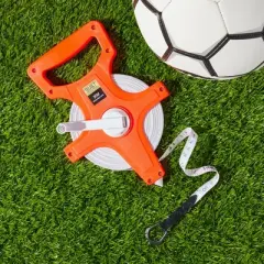 Built Industrial Open Reel Track and Field Measuring Tape, Retractable 50 Meter Tape Measure for Long Jump