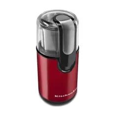 KitchenAid Blade Coffee Grinder - BCG111: Stainless Steel Blades, 12 Cup Capacity, Removable Bowl, Red