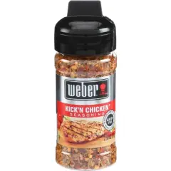 Weber Seasoning Kick N Chicken - Pack of 6 - 2.5 oz