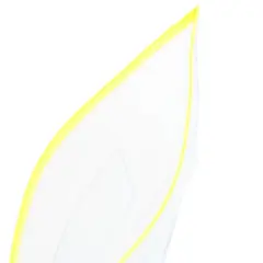 PiccoCasa Office Plastic Zipper Closure A5 Paper File Storage Folder Yellow 12Pcs