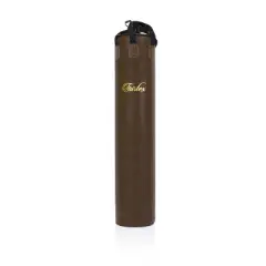 Fairtex HB6 6 Ft. Banana Bag Punching Bag for Muay Thai, Kickboxing, MMA (HB6TB Brown Unfilled)