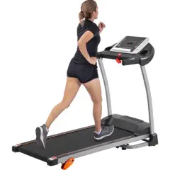 1.5HP Electric Adjustable Compact Folding Treadmill with Equipment Holder, Pulse Sensor and 3 Levels of Incline - ModernLuxe