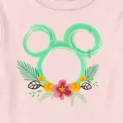 Toddler's Mickey & Friends Watercolor Flower Crown T-Shirt