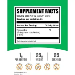 BulkSupplements Resveratrol Powder