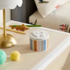 Kids' Ceramic Tooth Fairy Container - Pillowfort&trade;: Multicolored Lidded Storage Box, 2.5" H, 3.5" W, Spot Clean