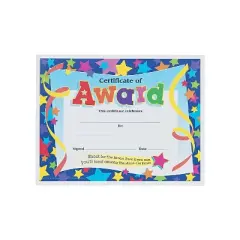 Trend Certificates of Award 8-1/2 x 11 30/Pack T2951