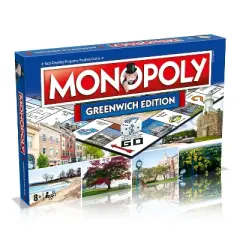 Top Trumps Monopoly Greenwich Edition Family Board Game | 2-6 Players