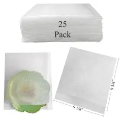 UBMOVE 9 1/8" x 9 3/4"  Foam Pouches (25 Pack) Protect Dishes