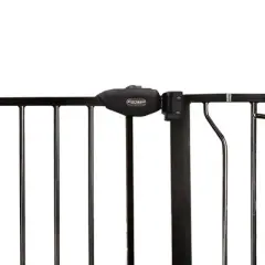 Carlson Tall Gate with Door for Dog Crate - Black
