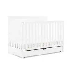 Simmons Kids' Logan 6-in-1 Convertible Crib with Underdrawer