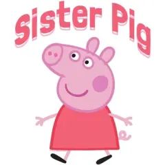 Girl's Peppa Pig Sister Pig T-Shirt