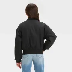 Girls' Cropped Bomber Jacket - art class&trade;