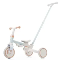Cesicia 7 in 1 Baby Tricycle, Foldable Toddler Tricycle with Removable Handle, Pedal, Canopy, and Guardrail, for 12-72 Months