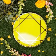 Jollity & Co. - Chartreuse Enchant&eacute; Dinner Plates - Pack of 8 Paper Plates