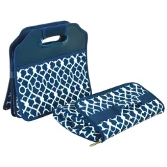 Picnic at Ascot Original Folding Trunk Organizer with Removable Cooler - Durable No Sag Design