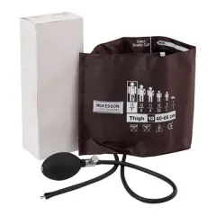 McKesson LUMEON Thigh Cuff Leg Reusable Blood Pressure Cuff and Bulb 1 per Box