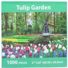 JPW Industries Inc. Tulip Garden 1000 Piece Jigsaw Puzzle