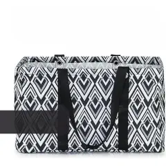 VP Home Reusable Tote Bags for Grocery and Picnic, Black