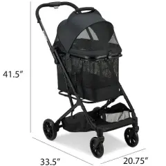Joovy Pootler 2-In-1 Pet Stroller And Carrier