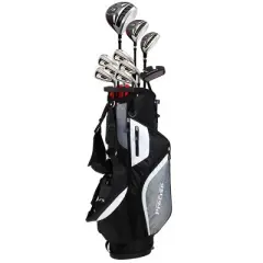 Precise M5 Mens Complete 15 Piece Left Handed Golf Clubs Package Set - Graphite Shafted Golf Clubs