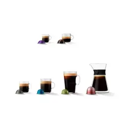 Nespresso Vertuo Next Coffee Maker and Espresso Machine by DeLonghi Gray: Compatible with Vertuo Line, 12 Capsules Included