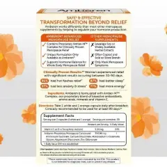 Amberen Menopause Relief Dietary Supplement Capsules - 60ct