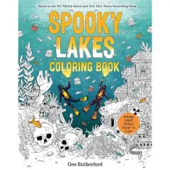 Spooky Lakes Coloring Book - (Haunted Hydrology) by  Geo Rutherford (Paperback)