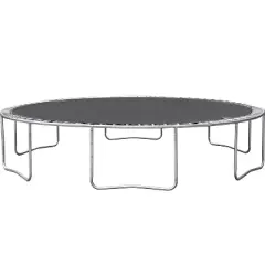 BestParts 14FT Trampoline with Basketball Hoop, Ladder & Safety Enclosure &ndash; Orange