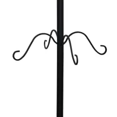 Haute D&eacute;cor Adapt Adjustable 12 Hook Christmas Stocking Holder Matte Black