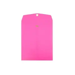 JAM Paper Open End Clasp Catalog Envelope 9" x 12" Fuchsia Pink 100/Box (90909027)