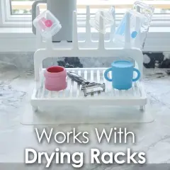 PopYum Silicone Drying Mat PSM01 (12x16 in, 30x40 cm) Clear-Frosted