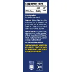 Ddrops Liquid Vitamin D3 Drops 2000 IU (50 mcg) - 180 drops - 0.17 fl oz