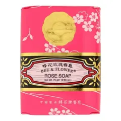 Bee & Flower Rose Soap - Case of 12/2.65 oz