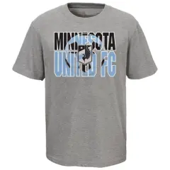 MLS Minnesota United FC Boys' Gray Poly T-Shirt